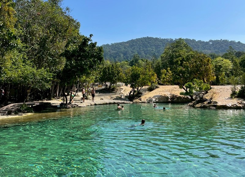 Swim at Emerald Pool